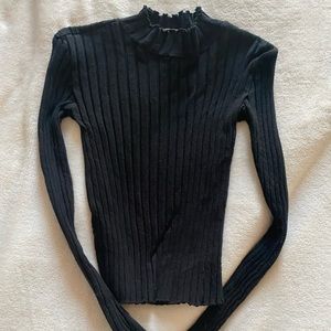 ZARA Mock Neck Long Sleeve